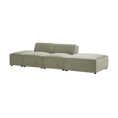 Rolandus 4 Seater Velvet Sofa