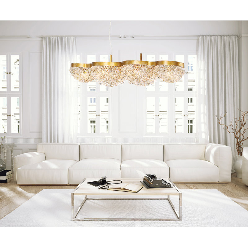 15 - Light Dimmable Geometric Chandelier