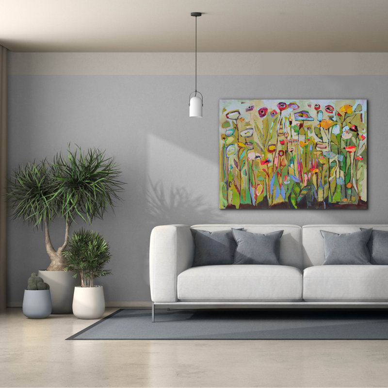 «Racing the rain» par Staci Marie Swider, art mural sur toile, H 40 po x l 54 po x P 1,5 po