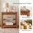 Solid Wood End Table with 3-Tier Storage-1041661061