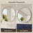 Valancia Round Bathroom Mirror with Aluminum Frame, Tempered Glass-1921907399-1934689073