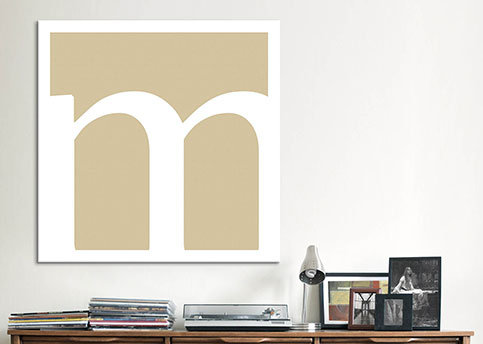 5by5collectif - Impression sur toile tendue, H 12 po x l 12 po x P 1,5 po, m