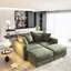 Canapé modulaire en velours côtelé de 82,7 po avec siège profond convertible Nerissa-731508955-732669851-732669849