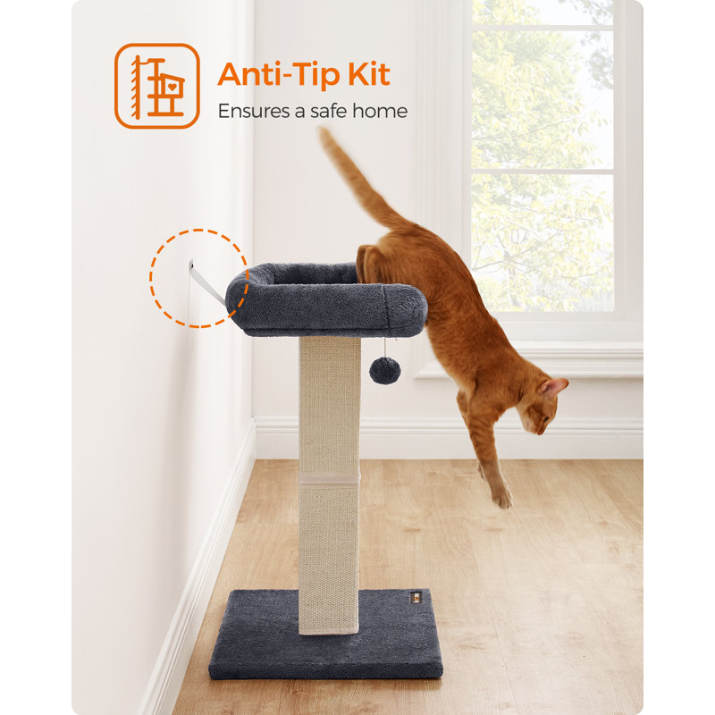 Scratching Post, Dark Grey