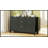 Wave-Designed Sideboard With 3 Adjustable Shelves, 3 Drawers, And Soft-Close Doors For Modern Storage Solutions-718566626