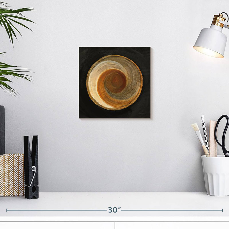 Senne beauté tissée I sur fond noir, H 10 po x l 10 po