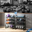 Support à haltères réglable à 3 niveaux avec capacité de 1300 lb, support de gymnastique en T pour haltères, plateaux de poids Kettlebells, noir