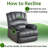 Chemika 40" Wide Oversize Upholstery Manual Recliner-233571083