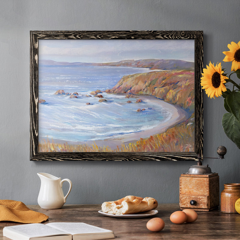 Le long de la côte II, reproduction d'art sur toile, Noir, H 28 po x l 42 po