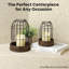 Set of 2 Farmhouse Table Lanterns for Home Decor（only  lanterns)
