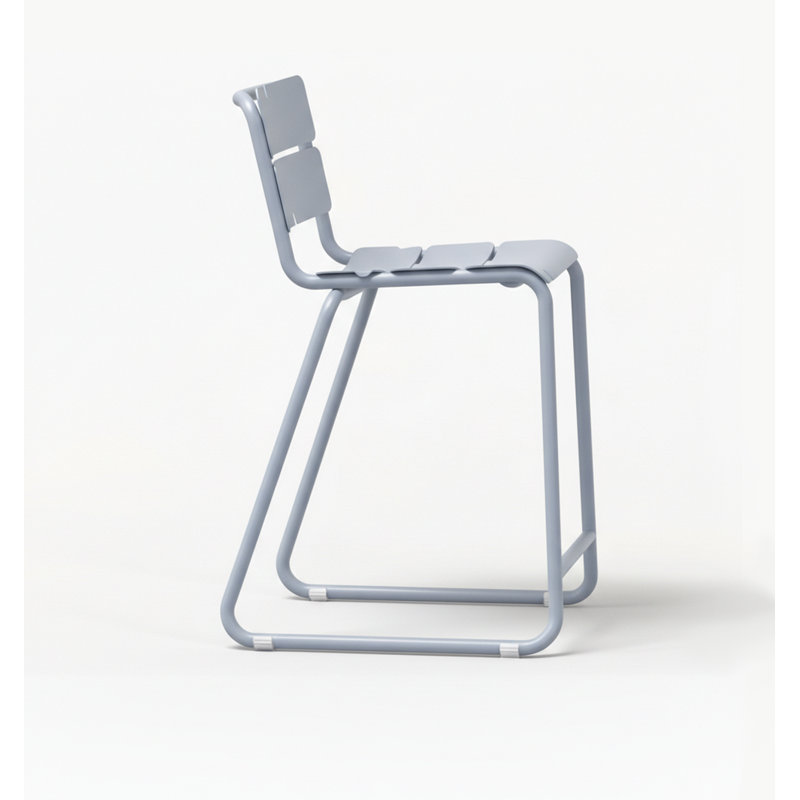 Corail Counter Stool Armless, Pastel Blue