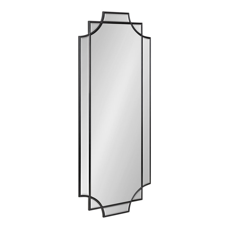 Miroir mural Ocilla, Noir, 16 po x 42 po