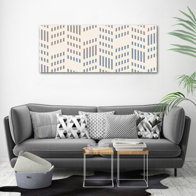 Geometric Background - Wrapped Canvas Print