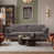 Velours gris