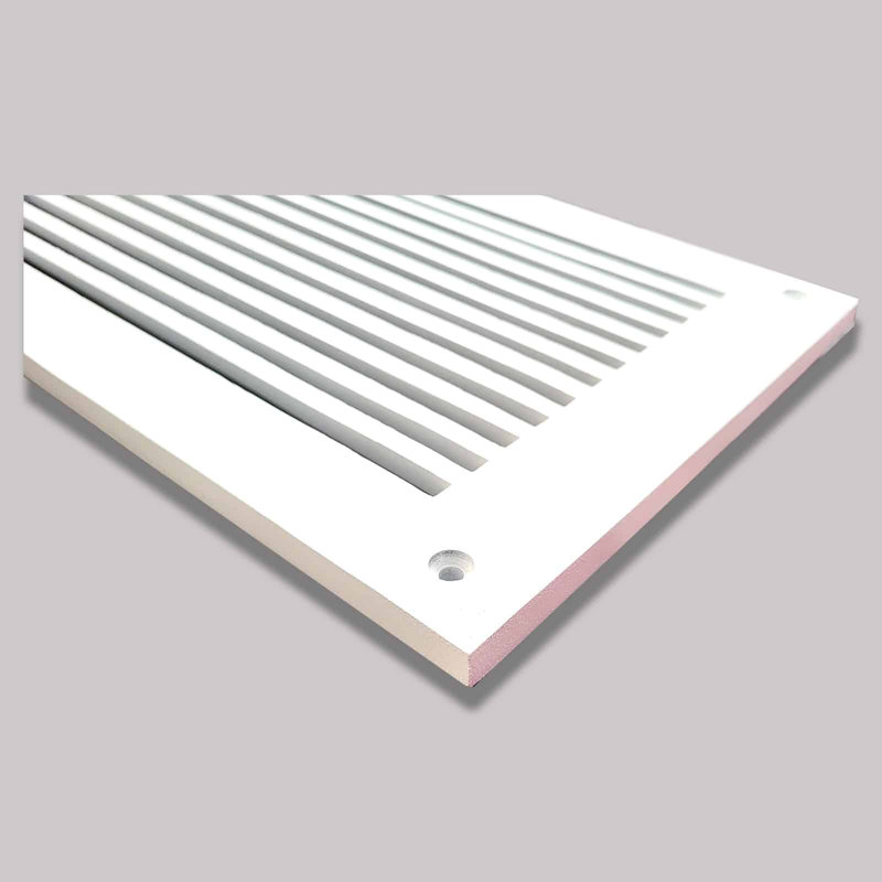 Grille murale en métal, Blanc