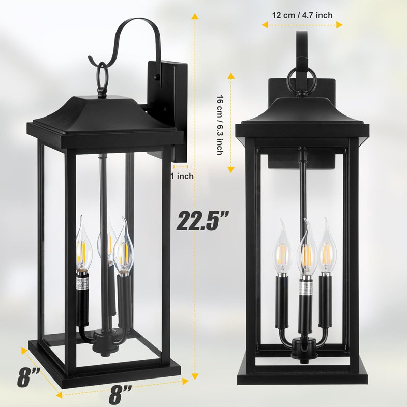 Extra Large Outdoor Wall Lamp Holder
