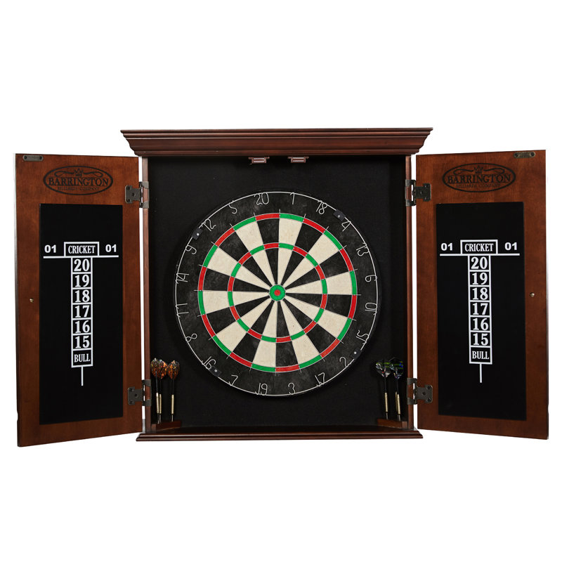 Barrington Chatham Bristle Dartboard, Cabinet Style, Pre-Assembled