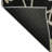Premium Machine Washable Prisco Black Rug-1777695794