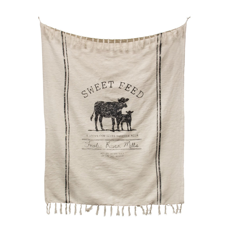 Col House Farmhouse Hand Woven Throw Blanket