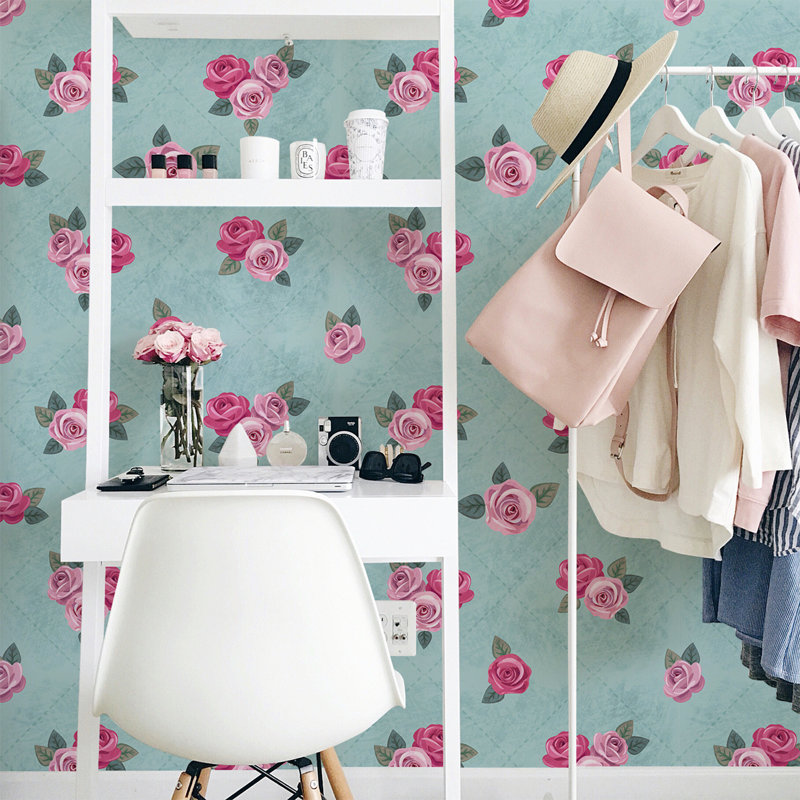 Flavia 2.5m x 2.5m Matte Peel & Stick Mural, 360 x 250cm