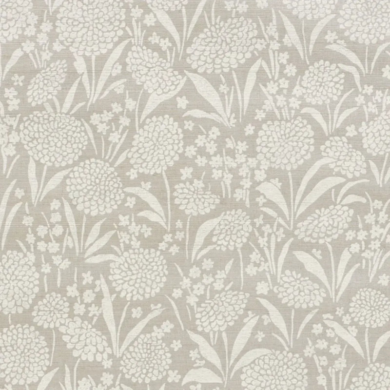 Chrysanthemum Hemp Shimmer Wallpaper