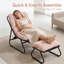 Chaise longue d'extérieur avec repose-pieds et coussins-1986574994