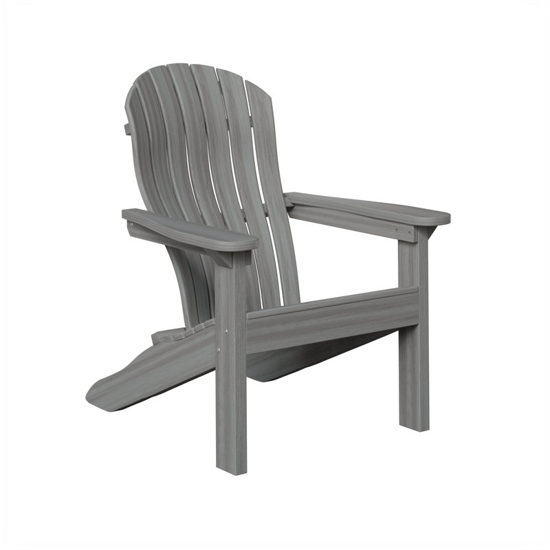Berlin Gardens Contour Adirondack Chair, Driftwood Gray
