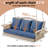 Jolliff Porch Swing, 900lbs High Load, Comfy Unique Design-1953403567-2002237823