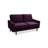 Kwak 58'' Square Arm Loveseat-624679731