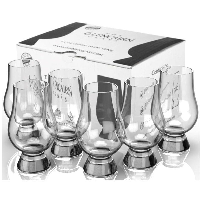 Verres à whisky en cristal Glencairn, transparents