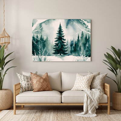 Art mural en métal bleu de Noël