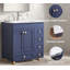 Modern Blue 30" Single Bathroom Vanity Set