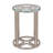 Lanterna Glass Top End Table