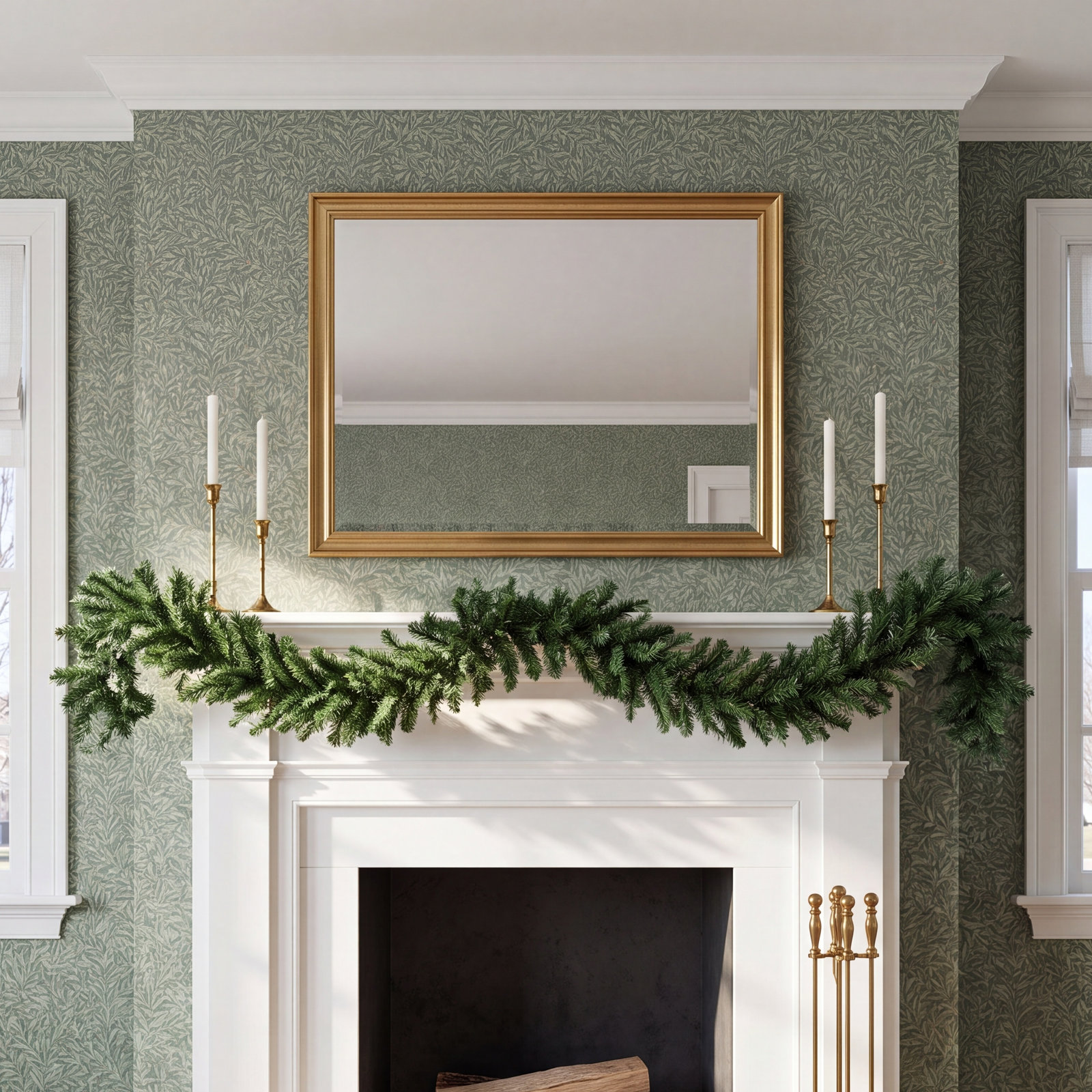 108" Balsam Pine Christmas Garland