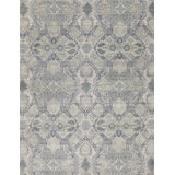 Manhattan Hand Knotted Geometric Area Rug