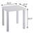 High Gloss  Chrome End Table