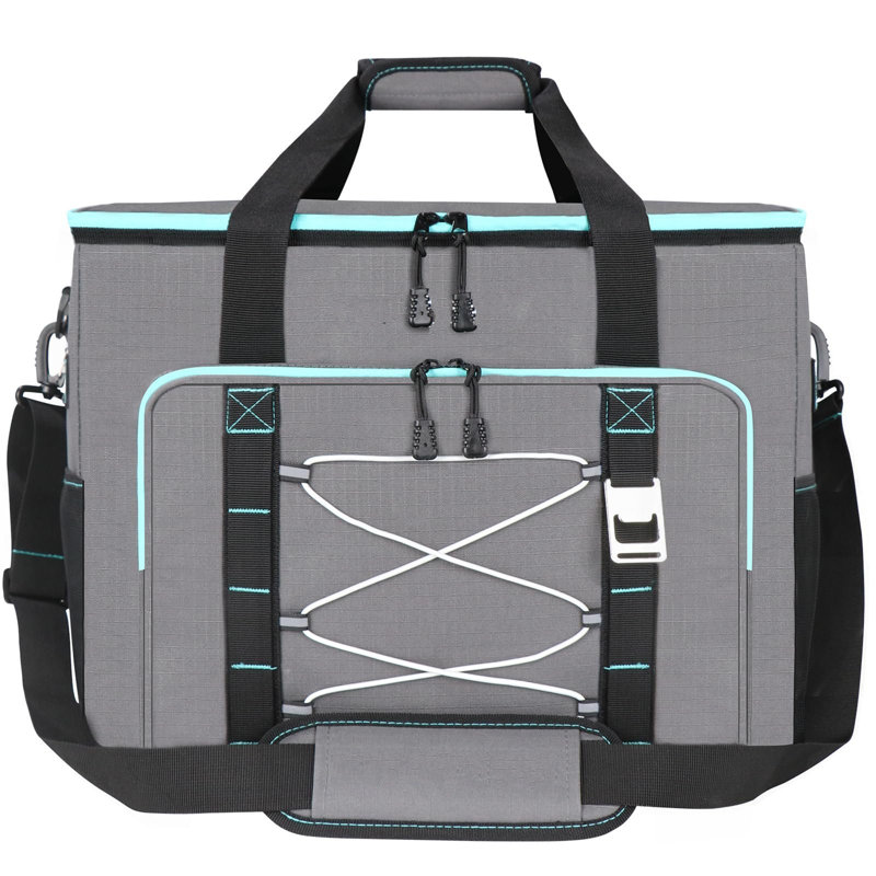 Ebern Designs 55L Picnic Tote Bag Cooler, Grey