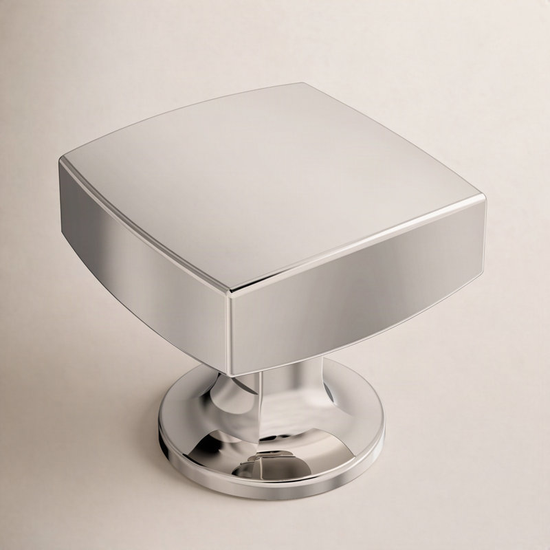 Bouton d'armoire Everett, Nickel poli, 1.25"