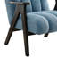 Sièges - bleu, chaise d'appoint bleue à base de bois stable, dossier confortable-465979867