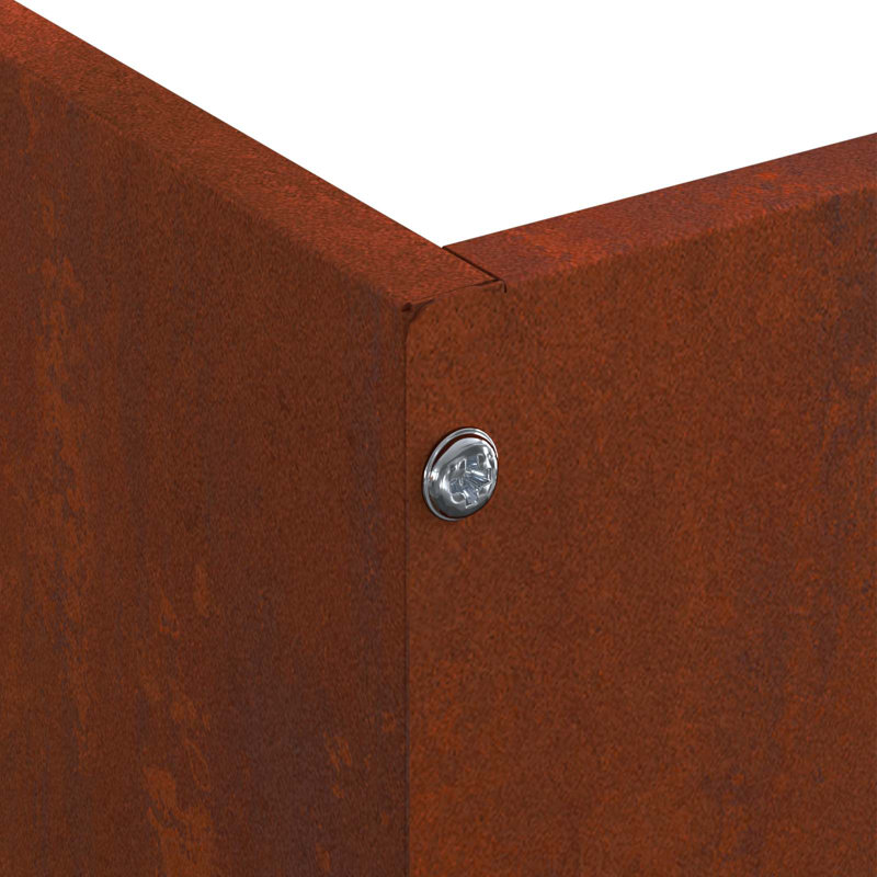 Weathering Steel Hardware, 13cm H x 60cm W