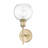 Aamin 1-Light Wall Sconce With Clear Glass-445357290