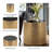Modern Glam Wood Round Glass Coffee and End Table-749431381
