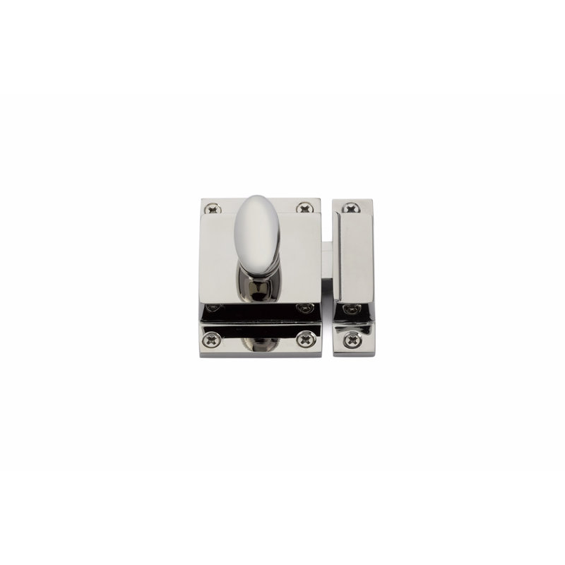 Square Knob, Polished Nickel