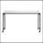 Multipurpose Over The Bed Desk With Adjustable Height, Metal Legs With Casters, Overbed Table 1Pc, Laptop Table For Bed, Breakfast Table-2051418502