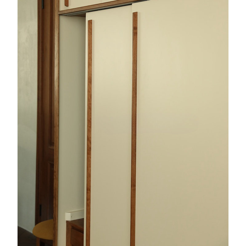 Modern Simple Retro Push And Pull Wardrobe
