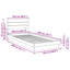 Solid Wood Bed Frame-708914702