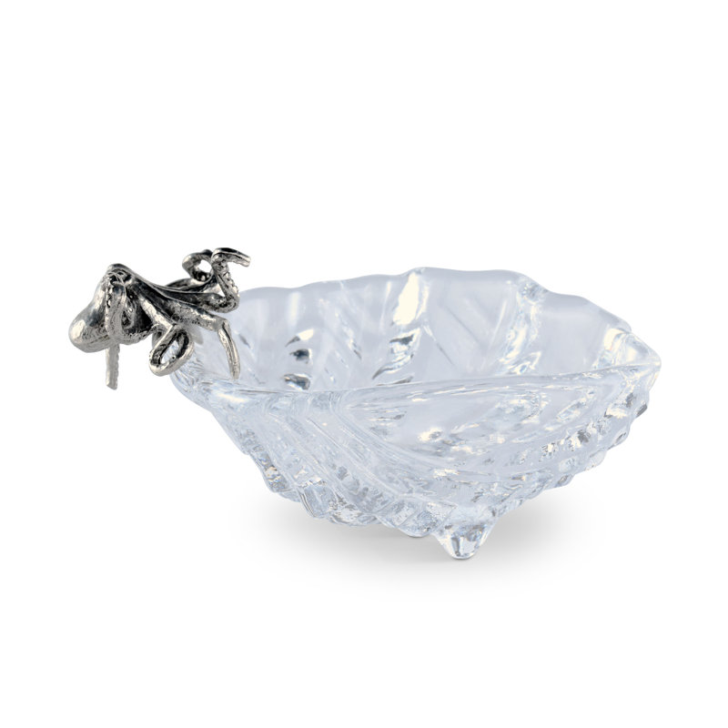 Sea And Shore Glass Dessert Bowl