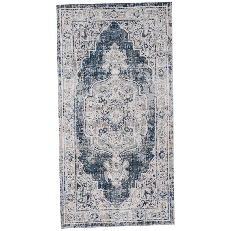Calin Rectangle 30.71 cm x 59.06 cm Vintage Look Indoor / Outdoor Area Rug