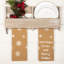 Torchon Snowflake Burlap