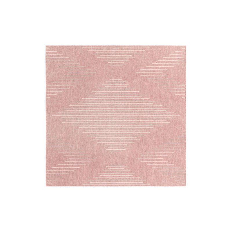 Striped Indoor / Outdoor Rug, Rectangle 6' x 9'